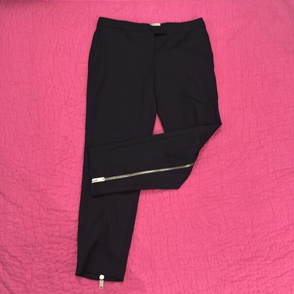 NWT Stella McCartney Black Pants with Zipper Detail, S